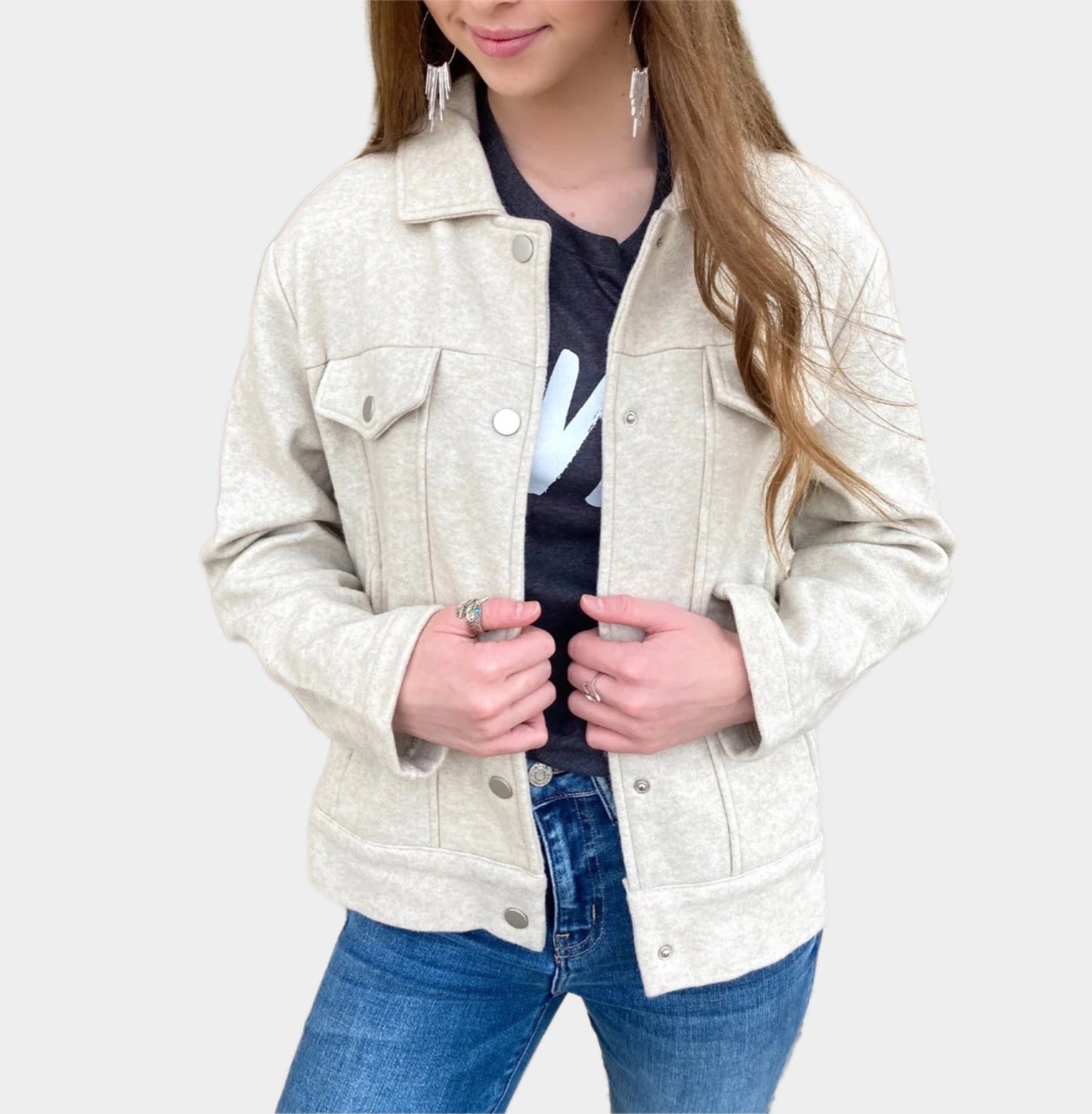 Madelyn Jacket in Stone