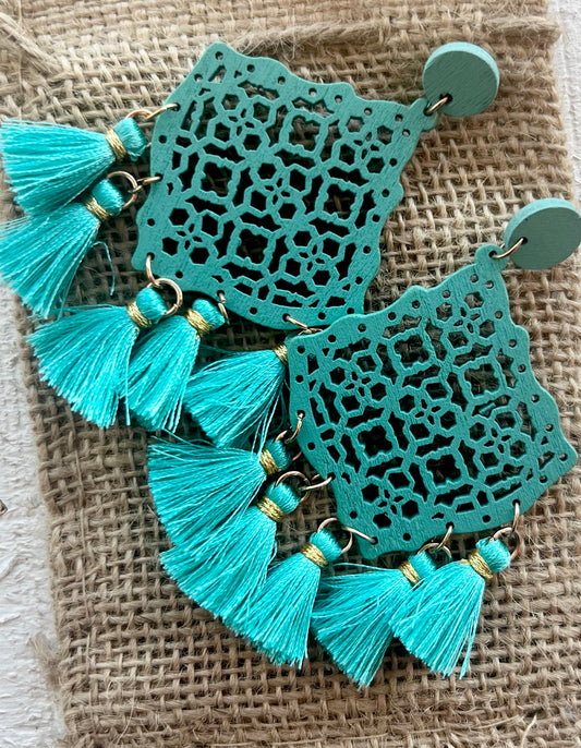 Trixie Earring in Turquoise