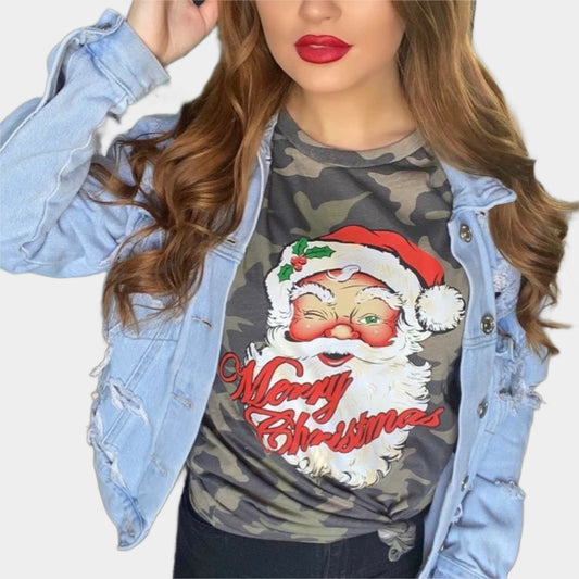 Camo Santa Tee