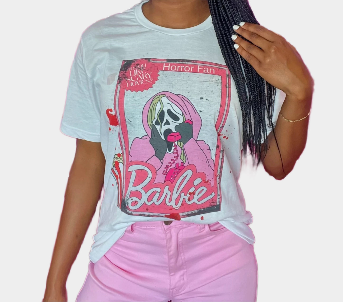 Barbie x Scream tee