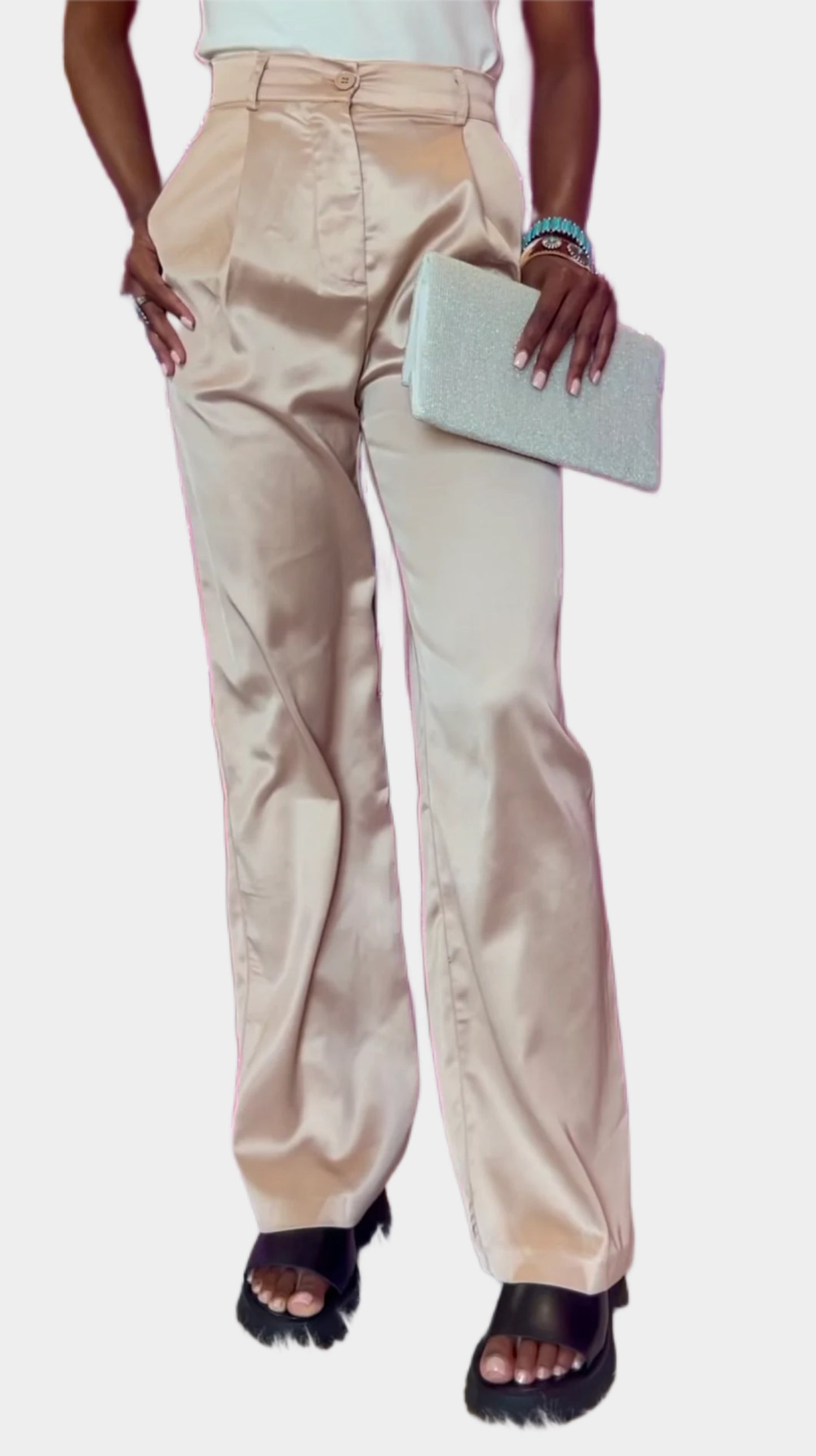Paige Pants in Taupe