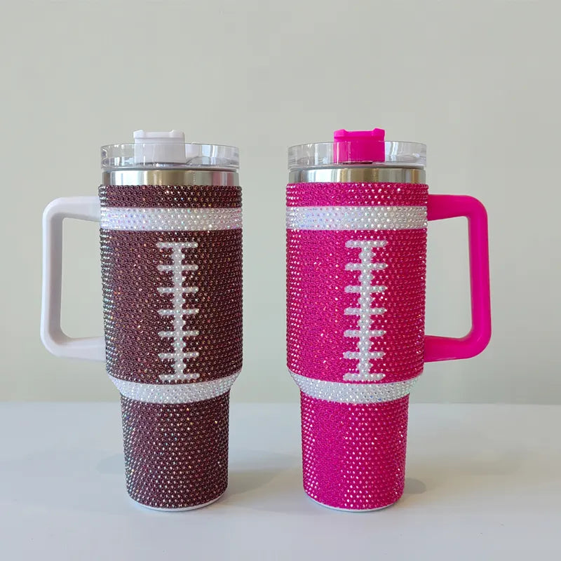 Sports Rhinestone Tumblers