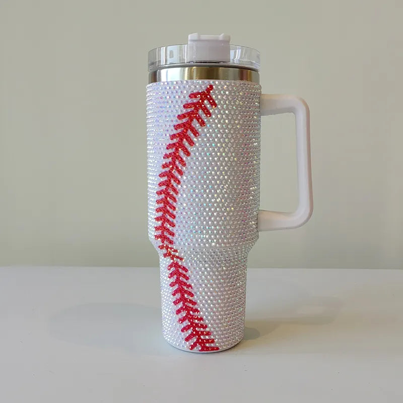 Sports Rhinestone Tumblers