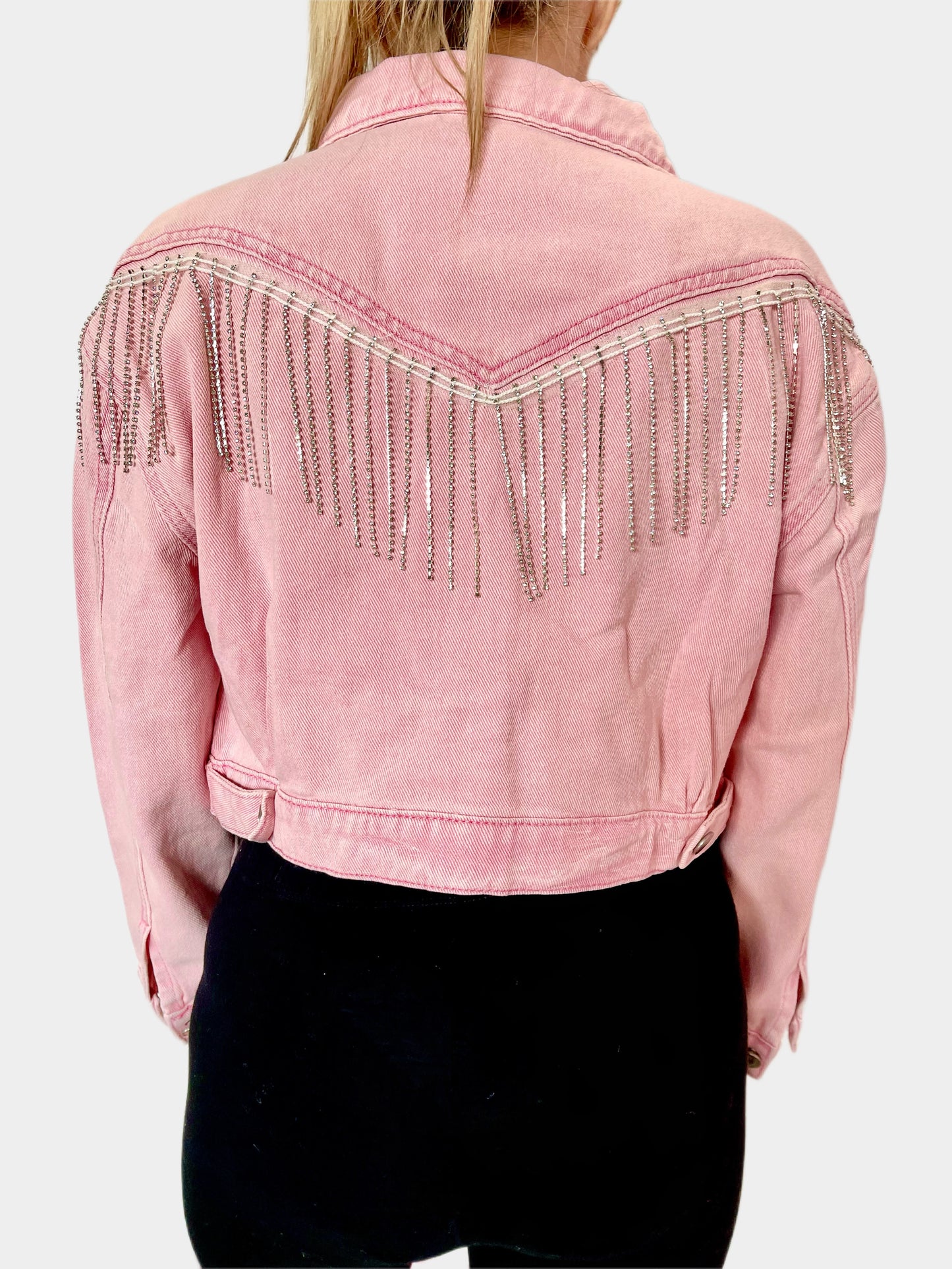 Pink Rhinestone Jacket