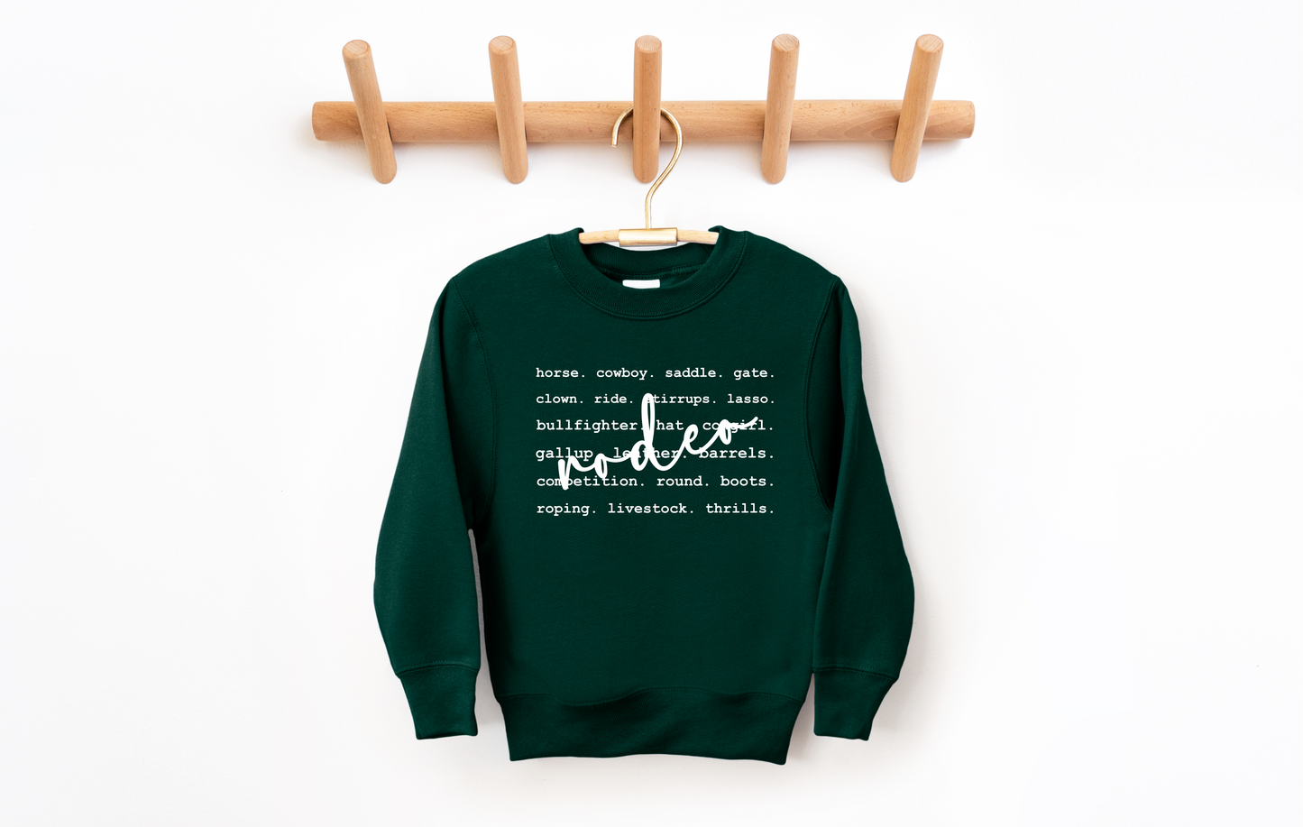 Youth Sport Writing Sweatshirt - Multiple Options
