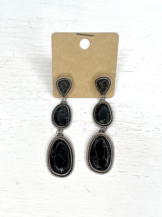 Mackenzie Earring in Black