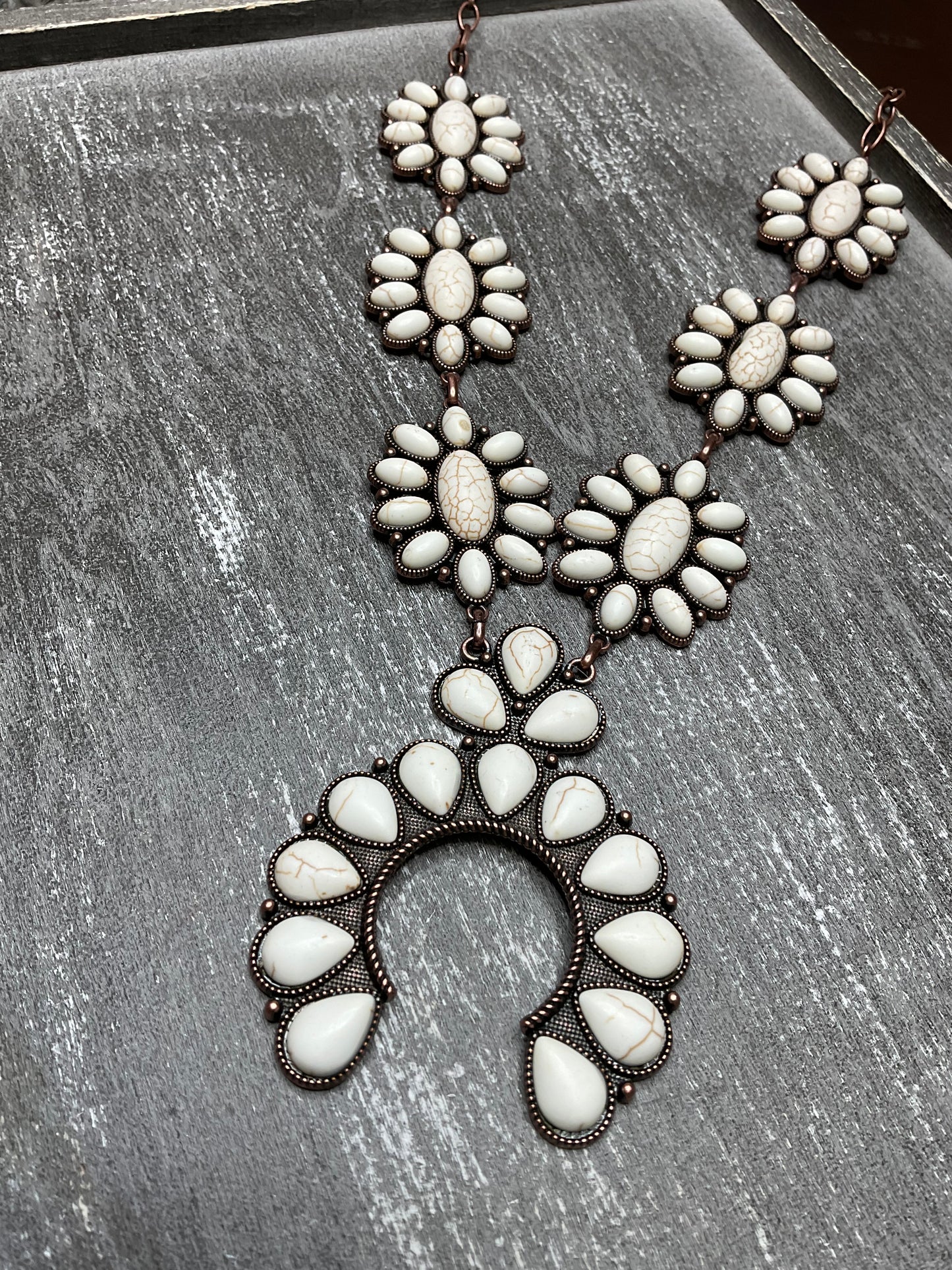 Dolly Necklace in White