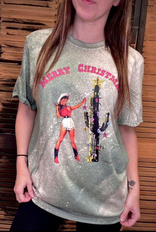 Cactus Xmas Tee