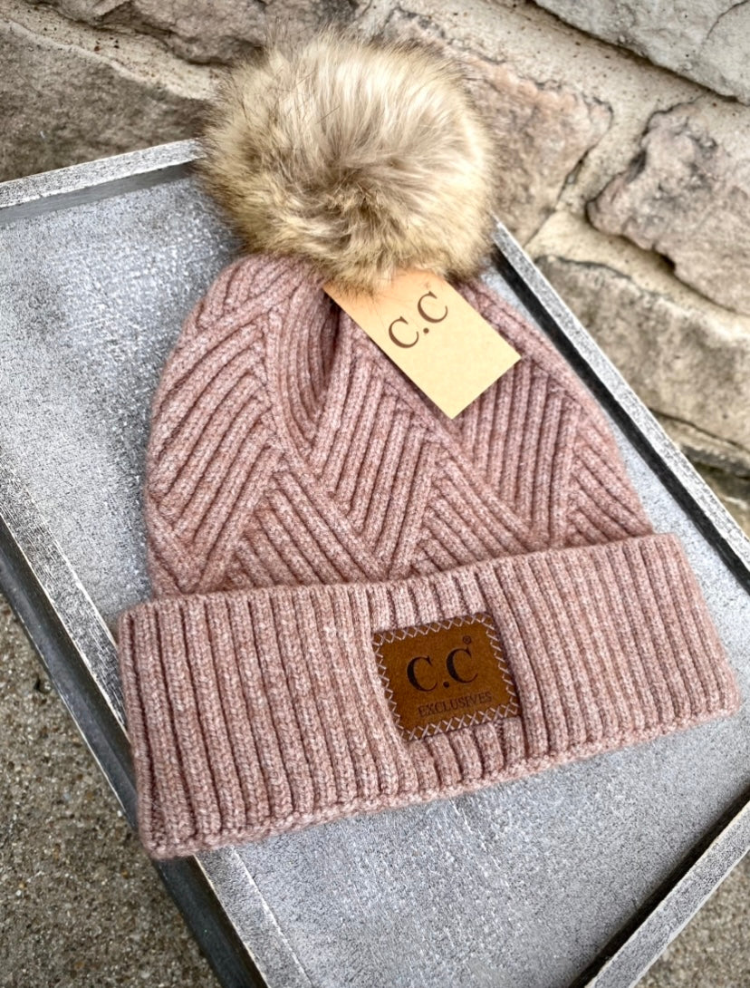 Catherine Beanie in Taupe