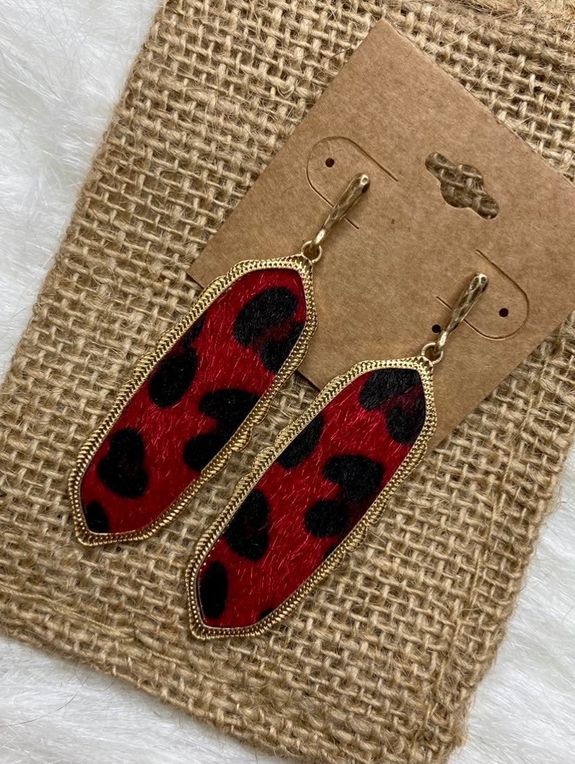 Ruth Earring in Red